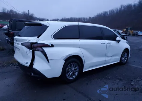 2024 Toyota Sienna Le from USA, damaged, VIN 5TDKSKFC8RS111034